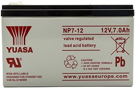Yuasa Lead Acid Battery NP7-12 Sealed Maintenance Free 12v 7ah Rechargeable For Fire Alarms