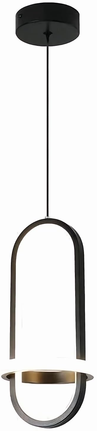 Lustre à hauteur réglable en métal pour apporter un style minimaliste et élégant