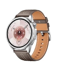 HUAWEI Watch GT 6 Smartwatch, GPS, , 7" AMOLED-Display, Bis zu 21 Tage Akkulaufzeit, Radfahren, 100+ Sportmodi, Kompatibel mit Android™ & iOS, Gesundheitsmonitoring, emotionales Wellbeing, Grau, 46mm