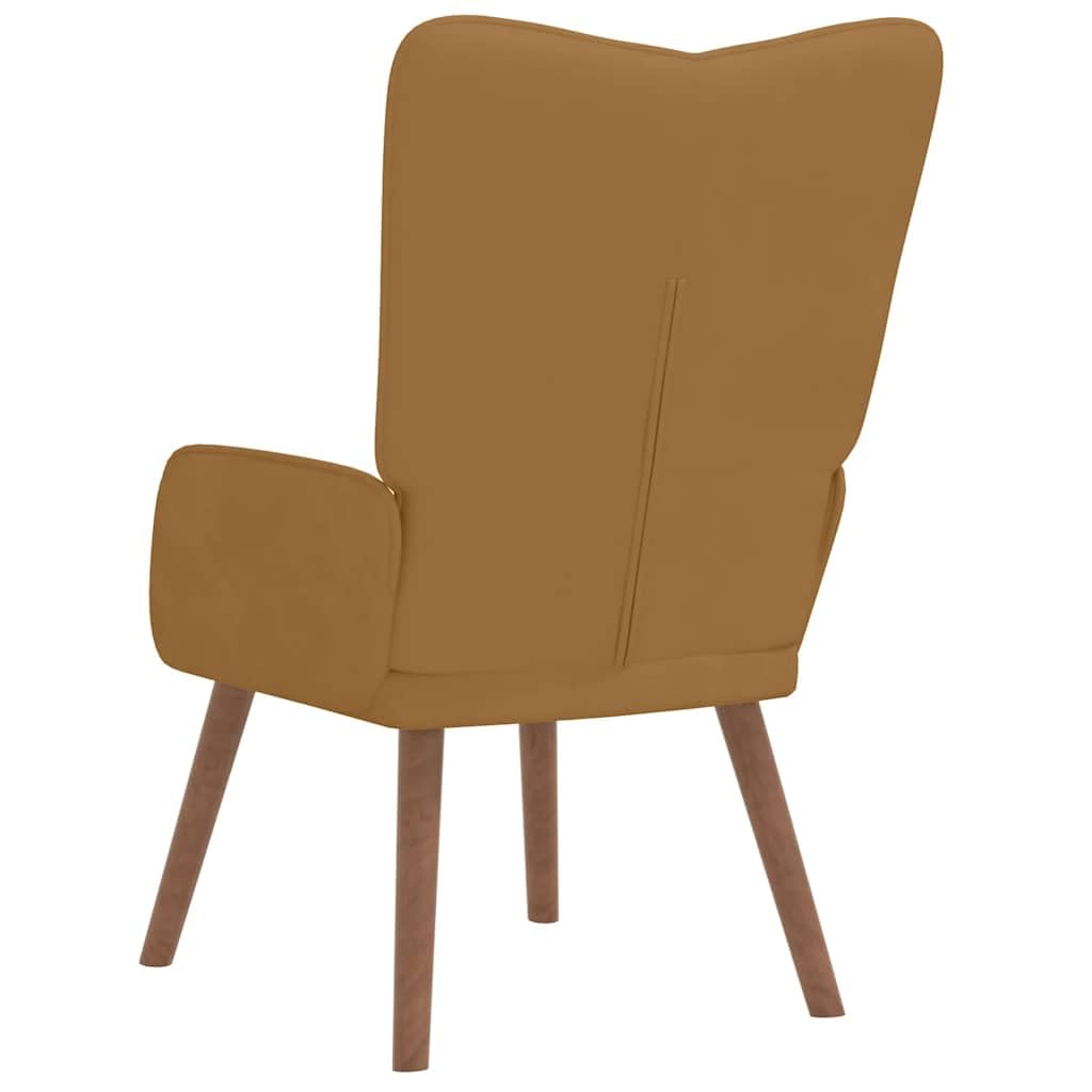 Sillón de terciopelo con reposabrazos, costuras verticales y estructura de acero. Cómodo acolchado de espuma, patas de madera, resistente y duradero, soporta hasta 110 kg.