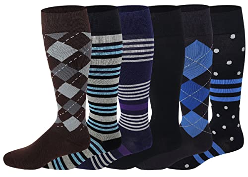 Different Touch Dr. Shams 6 pairs pack everyday Cotton compression knee high socks3