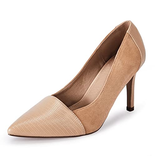Image of PiePieBuy Womens High Heels Pumps Pointed Toe Slip On Stiletto Classic Dress Party Office Shoes