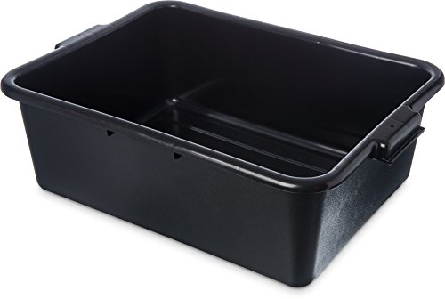 Bus/Utility Box Carlisle 4401001 bac de manutention plastique rigide noir profond de 7"