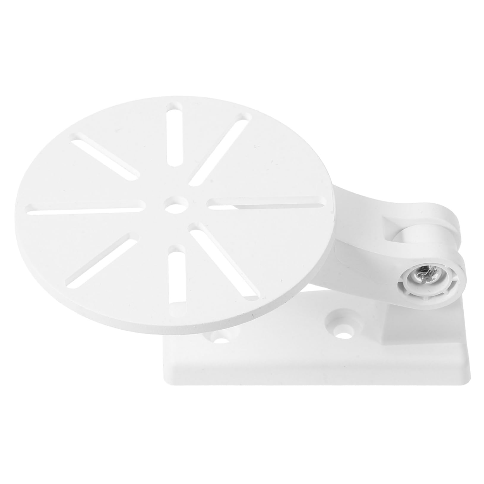 SEWACC No Drill Adjustable Camera Wall Mount Bracket for Home Use Compatible with Ring Floodlight and Mini Projector Versatile Adhesive Installation for Optimal Viewing Angles