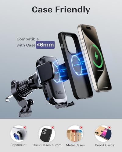 Kpon X05S-B-US Car Phone Holder Wireless Charger thumb #4