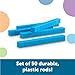Learning Resources Plastic Base Ten Rods, Early Math, Counting Toys, Homeschool Supplies Set of 50, Ages 6+