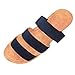 Sandales Dames Mode d'été Chaussures de Plage Pantoufles Plates antidérapantes paresseuses (41,Noir)