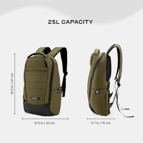 Image of ASSEMBLY Float Travel Backpack for Men & Women - 25 Liters | Water-Resistant Premium Polyester Backpack with Padded Laptop Compartment (fits upto 15.6 inches) | Lightweight Travel Bag