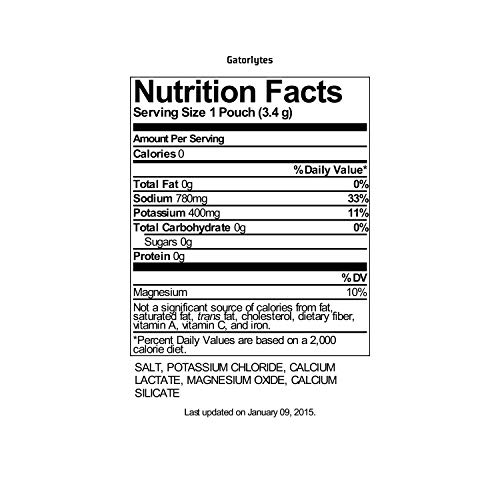 Gatorade Endurance Gatorlytes, 0.12 Ounces (Pack Of 20) #TOP7