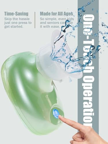 Image of Electric Eye Wash Station with Dual Clean Modes - Eye SPA Automatic with Silicone Rechargeable Eye Wash Cup Portable Eye Rinse Device for Dry Eyes, Emergency Use, Lab, Workshop, and Daily Eye Care