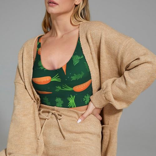 Chaleco deportivo para mujer HYTTER Happy carrot para yoga y fitness 7