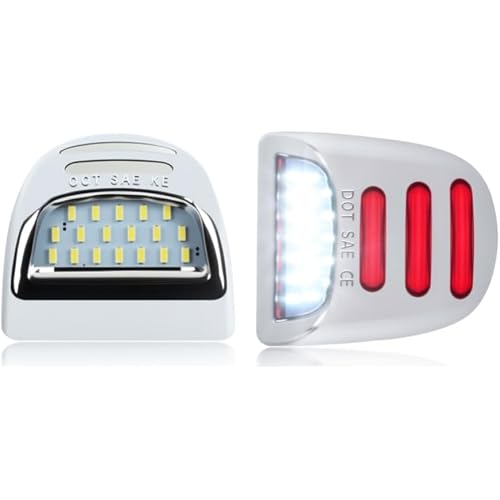 Chrome LED License Plate Light Lamp for Chevy Silverado Suburban GMC Sierra