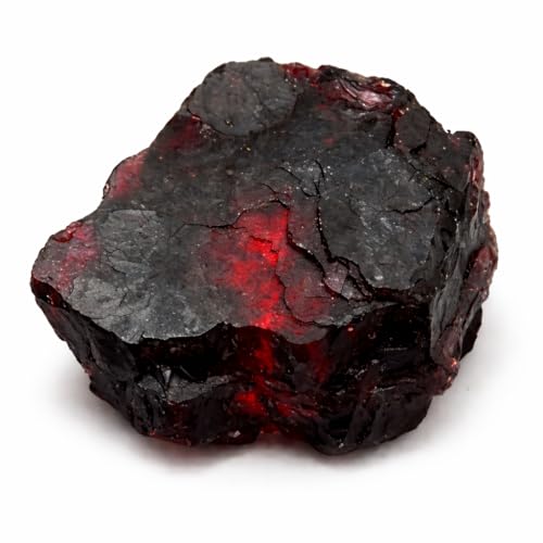 GEMSGROWTH 83.60 Ct Natural Red Garnet Rough | Certified Raw Uncut Loose Gems...