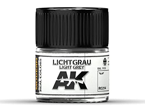 AK REAL COLORS RC214 Lichtgrau-Light Grey RAL 7035...