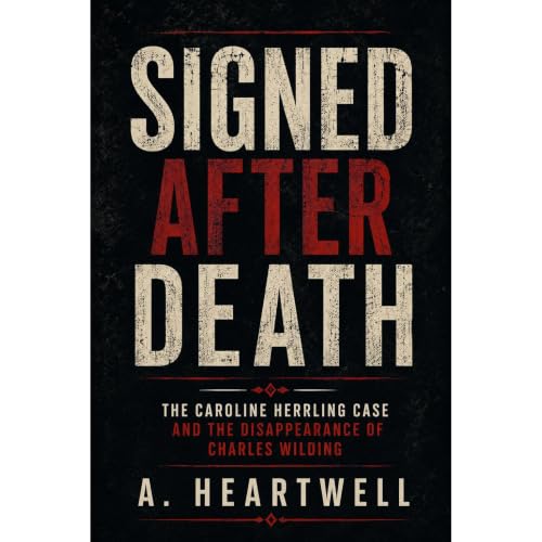 Signed After Death Audiolibro Por A. Heartwell arte de portada