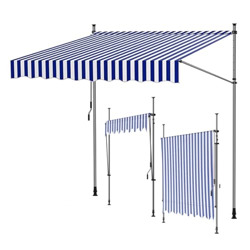 Toldo retráctil manual con diseño para control eficaz del sol exterior 2
