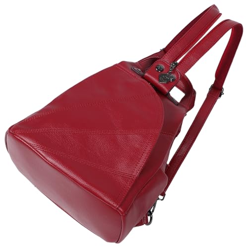 Sac à dos faux cuir de voyage chic avec bretelles réglables