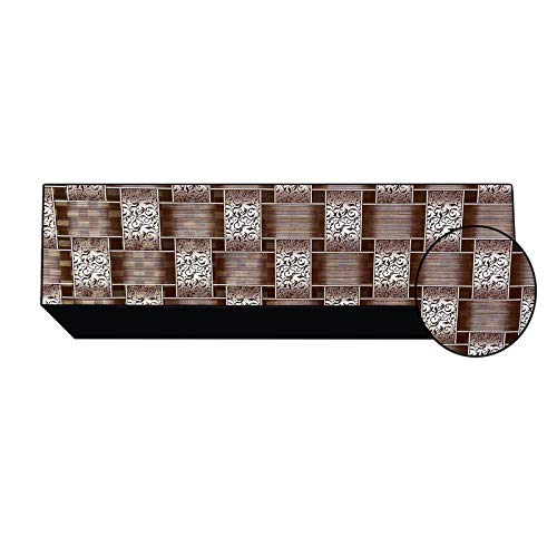 Jm Homefurnishings Polycarbonate Water & Dustproof Split Ac Cover for Lg 1 Ton 3 Star Js-q12apxd2 Inverter, Black (Color03)