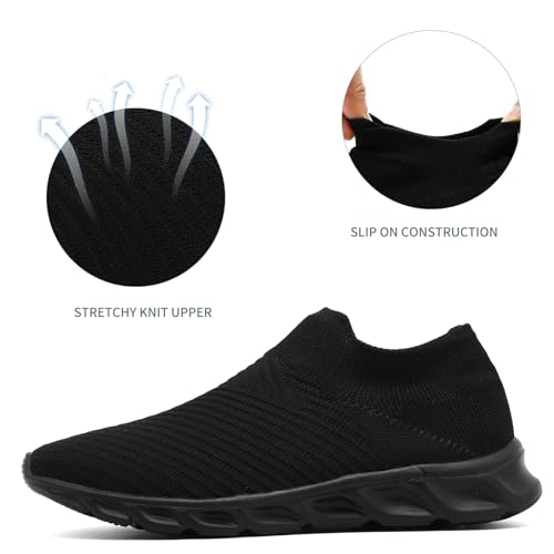 Women's Slip on Sneakers Women Tennis Comfortable Athletic Breathable Lightweight Walking Shoes for Gym, Work and Travel2