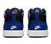 Nike Baby Boy's Court Borough Mid 2 (Infant/Toddler) Black/Game Royal/Game Royal/White 4 Toddler M