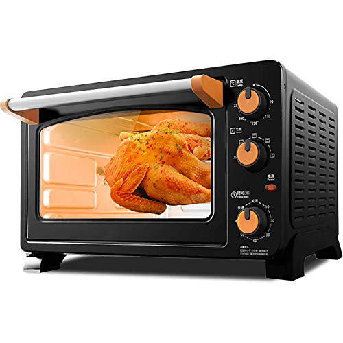 Mini Backofen 25 Liter Pizza-Ofen Minibackofen 3In1 Backofen Mit Umluft Herausnehmbares Krümmelblech | 70°C - 230°C 1500 W Ober-/Unterhitze