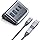 Yottamaster 4-in-1 USB C Hub, 10Gbps USB 3.2 Gen 2 Desktop Hub with 2 USB-A& 2 USB-C Data Ports, 2-in-1 USB-C/A Cable, Angled USB Splitter for PC, Laptop, Mac mini, MacBook, iMac(Not Support Charging)