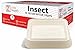 Zulu Supply XL Bed Bug Interceptors - 4 Pack, White, Extra Large, No Pesticides or Powders, for Bed Legs Furniture, Traps, Bedbug, Killer, Catcher, Detector, Monitor