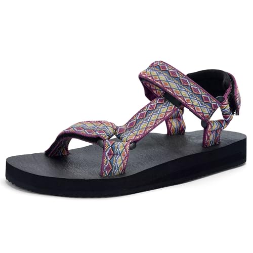 Image of Women's Sandals Casual Summer Sandals for Women with Arch Support Yoga Mat Insole Lightweight Water Shoes Outdoor