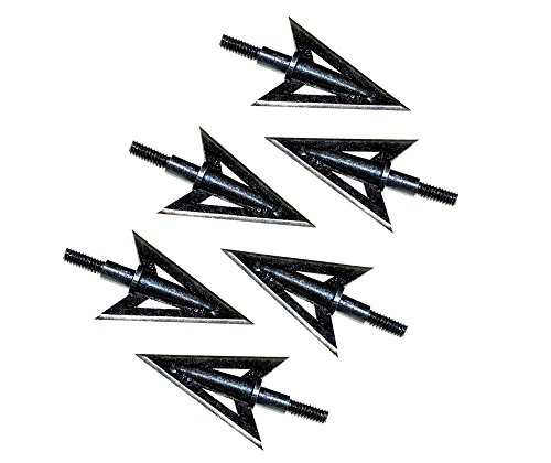Toparchery Arrowheads Broadheads: 12 Arrowheads 3D Arrowheads Hunting Arrowheads Broadhead For Carbon Arrows, Crossbow, Aluminum Arrows And Fiberglass Arrows In Archery #TOP2