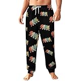 Retro Bigfoot Sasquatch Mens Athletic Workout Jogger Sweatpants for Men with Pocket and Drawstring 4XL