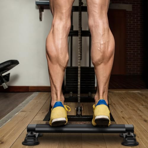 Image of Steel Calf Raise Bar, Calf Raise Block with Anti Slip Platform