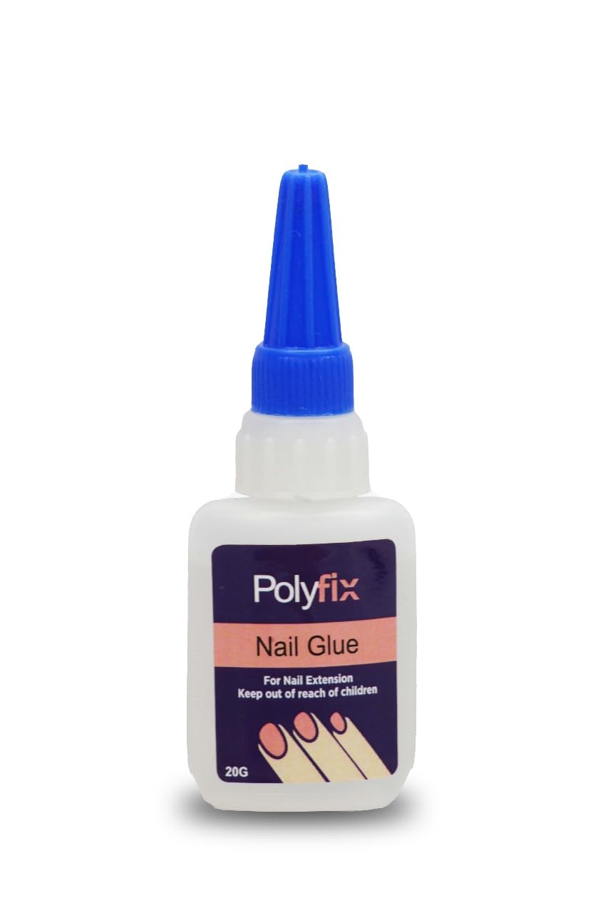 POLYFIX Artificial Waterproof Nail Glue - 20g - Professional Nail Art Manicure Tool for Acrylic and False Nails, Offering Waterproof and Long-Lasting Adhesion-image-39