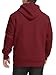 TUREFACE Men's Fashion Workout Hoodie Waffle Pattern Pullover Casual Long Sleeve Drawstring Hooded Sweatshirt for Gym Dark Red, Small (US38)