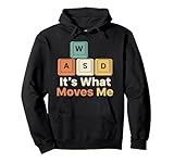 WASD It’s What Moves Me Funny Gaming Keyboard PC Gamer Pullover Hoodie