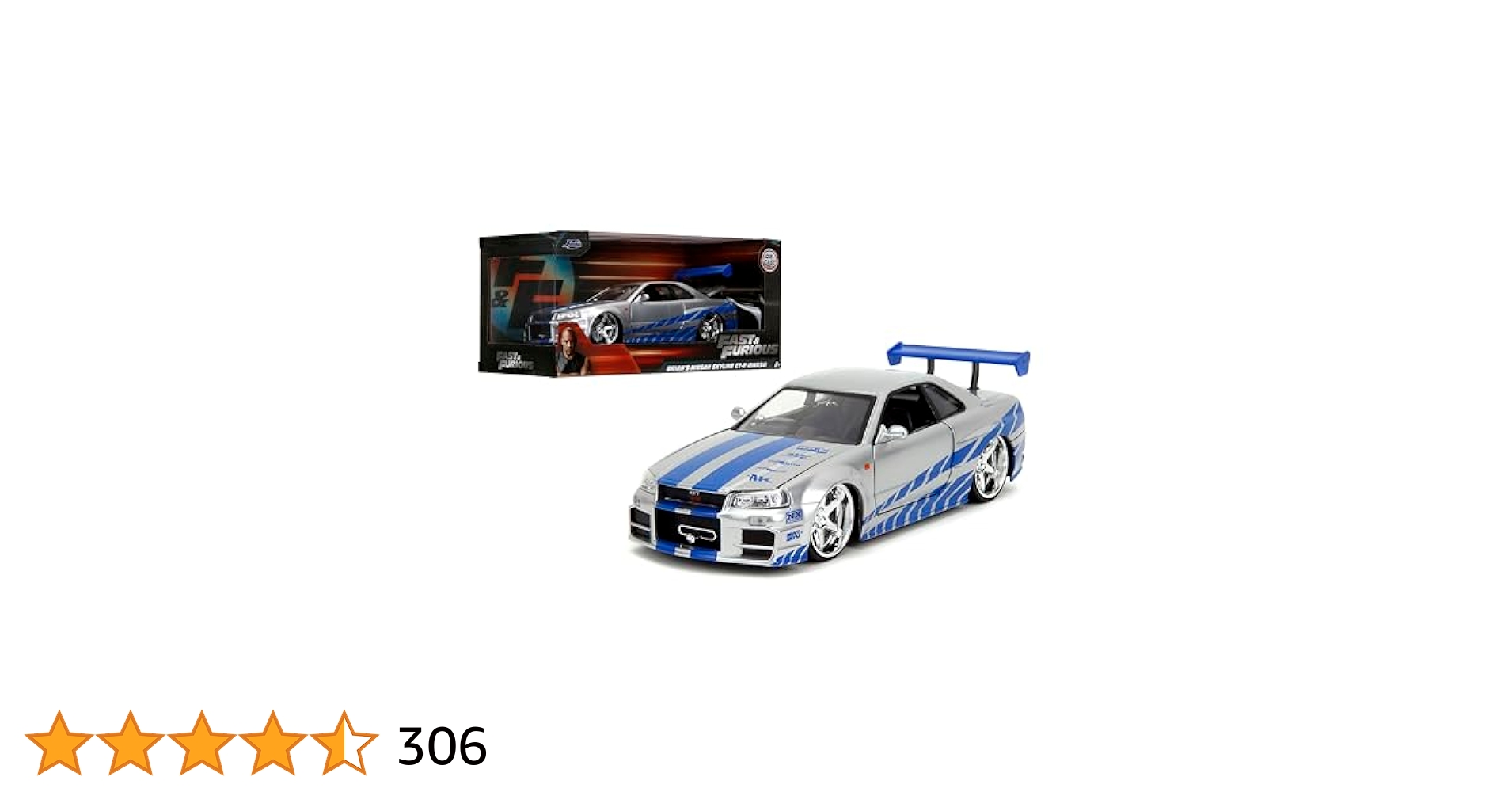 Jada Brians Nissan Skyline Gt-r Fast And Furrious Die Cast