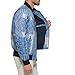 Levi's Men's Diamond Quilted Bomber Jacket, Light Blue Print, Medium