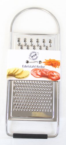 Edelstahl Reibe 3-fach mit Handgriff Nr. 6773ST Cover