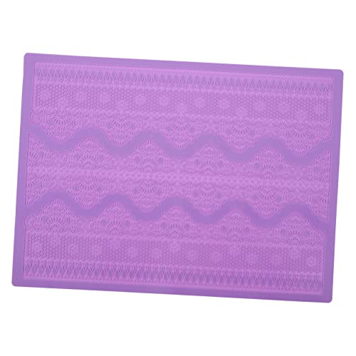 GRIRIW Versatile Dessert Template Cake Rim Decoration Rich Patterns Easy to Clean