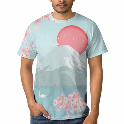 Tshirt volcanique japonais homme : résolvez le problème des cols détendus avec nos manches courtes