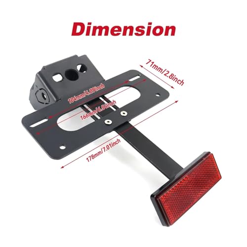 Éliminateur de garde-boue pour Kawasaki Ninja 400 Z250 en acier découpé au laser précis - 3