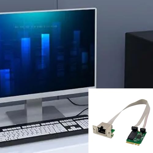 Tarjeta Ethernet M.2 A+E 2.5G RTL8125B Adaptador PCI Express de Redes Industriales Control Fácil Instalación miniatura 5