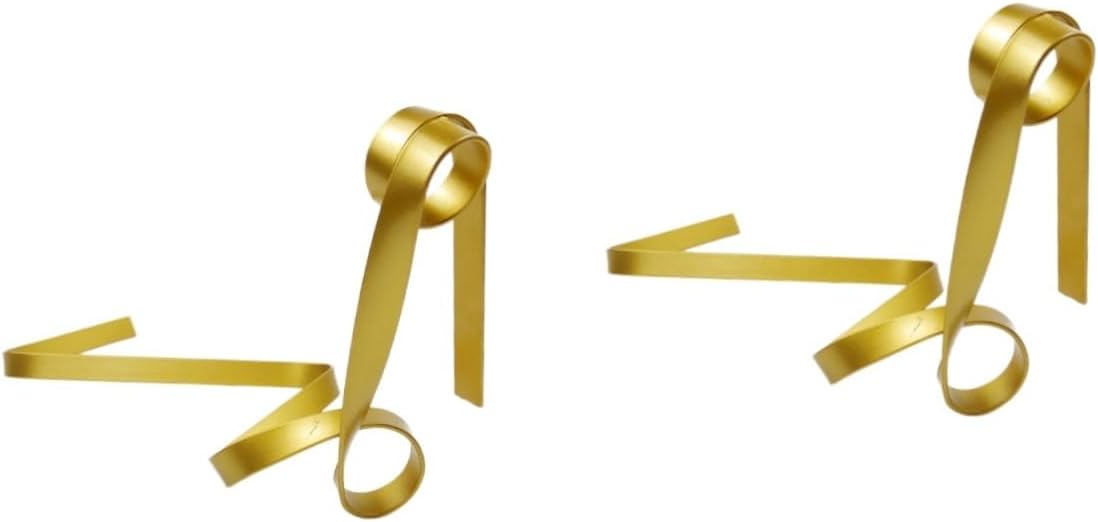 ARTIBETTER 2 Pcs Novelty Wine Rack Wine Bottle Holder Freestanding Wine Racks Desktop Decor Wine Holder Single Bottle Holder Desktop Stand Ribbon Wine Stand Individual Wine Cabinet