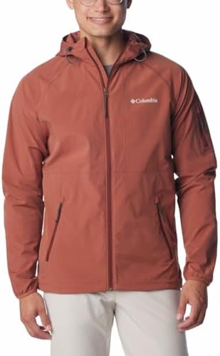 Columbia Men Omni-Shield Tall Heights Hooded Softshell Hiking and Trekking Jacket