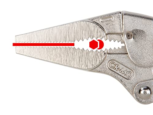 Tekton Locking Pliers Set, 4-Piece (Straight Jaw, Curved Jaw, Long Nose) | Plk99902 #TOP7