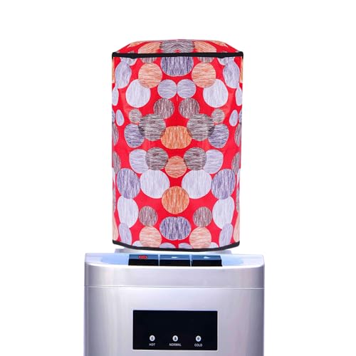Image of Polyvinyl Chloride Printed Waterproof and Oil-Proof Water Dispenser Bottle Cover, 20L, (Multicolour) (20 liter Water Bottel Cover ) Pack of 1 Pics.