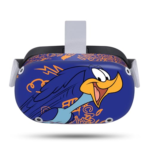 Head Case Designs Officially Licensed Looney Tunes Road Runner Graphics and Characters Vinyl Sticker Skin Decal Cover Compatible with Meta Quest 2