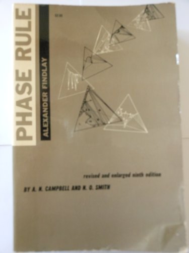 The phase rule and its applications B0007DE632 Book Cover