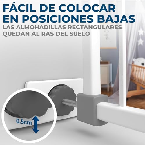 Miniatura 7 de Hoffenbach 4x Almohadillas De Protección Para Pared Protectores Antideslizantes Para Barandilla Y Barreras De Escalera Seguridad Infantil Y Para Mascotas