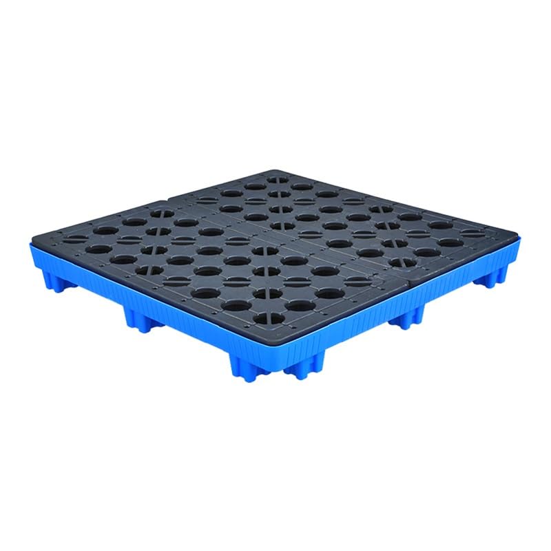 Pallet di contenimento industriale per fusti di olio 120 x 120 x 17 cm 2 confezioni