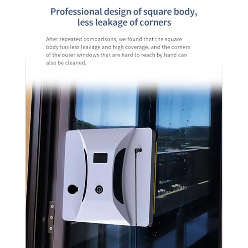 Robô de limpeza de janelas com spray de água inteligente, robô de limpeza de janelas de sucção grand